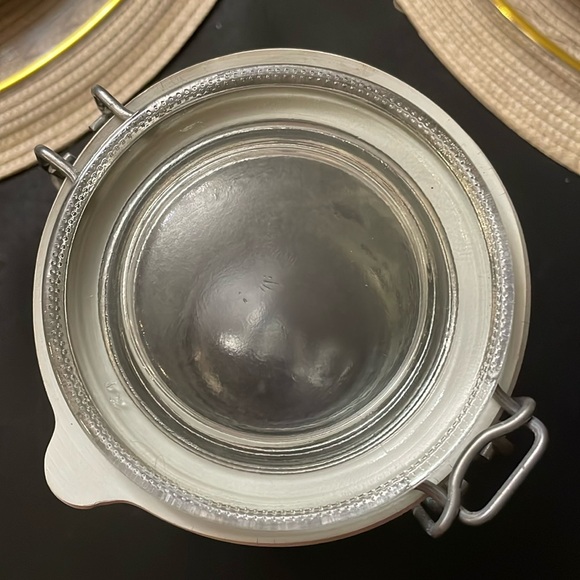 Vtg Wheaton Fruit Embossed Hinged Jar - Picture 2 of 7